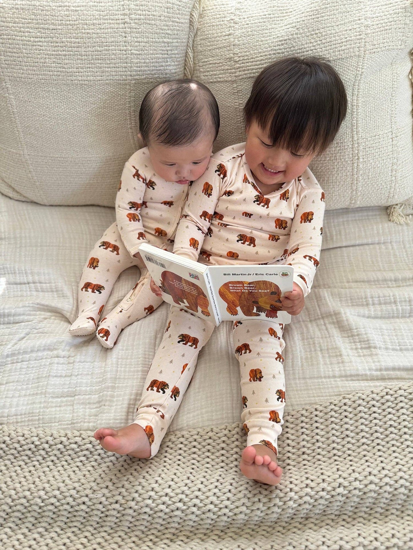 Brown Bear | Kids' Organic PJ Set