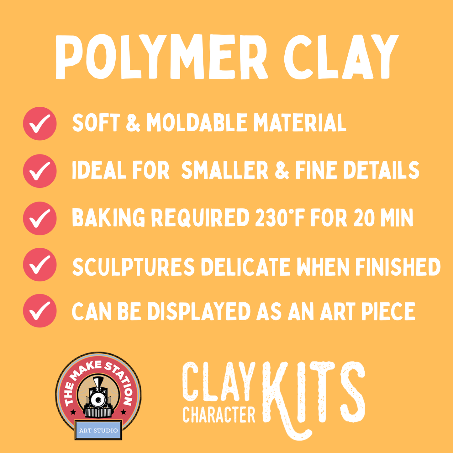 Peter the Polar Bear DIY Polymer Clay Kit - Wholesale Craft