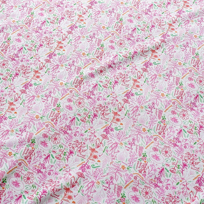 Pink Birth Flowers Ruffle Bubble