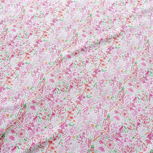 Pink Birth Flowers Ruffle Bubble
