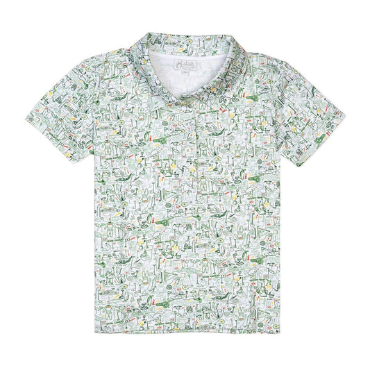 Golf Print Polo