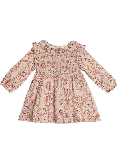 Autumn Floral Long Sleeve Dress