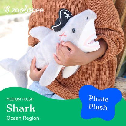 Pirate Shark Sea Life 17"