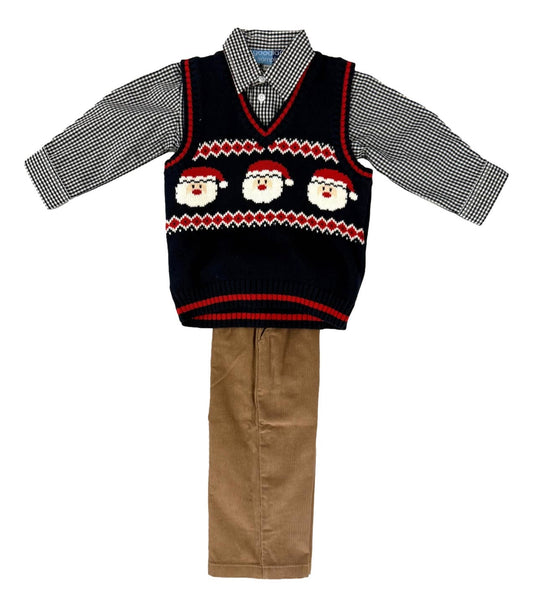 Santa Vest 3 Piece Set