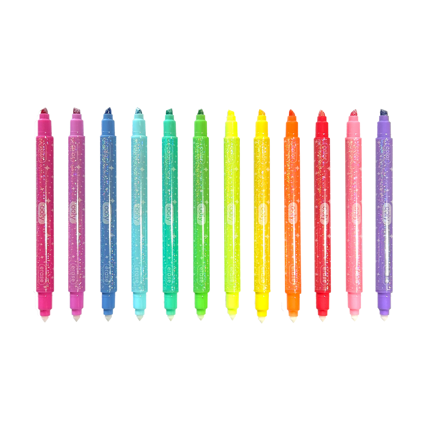 Make no Mistake! Glittery Erasable Markers (Set of 12)