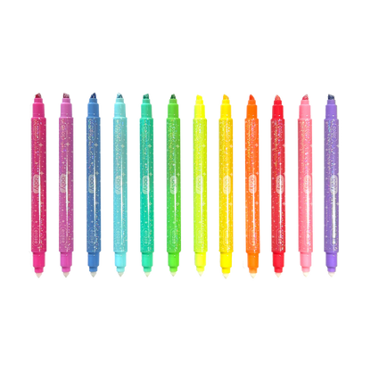 Make no Mistake! Glittery Erasable Markers (Set of 12)