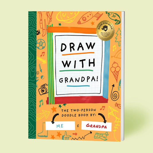 Draw With Grandpa! (Kids Doodle Coloring Book)