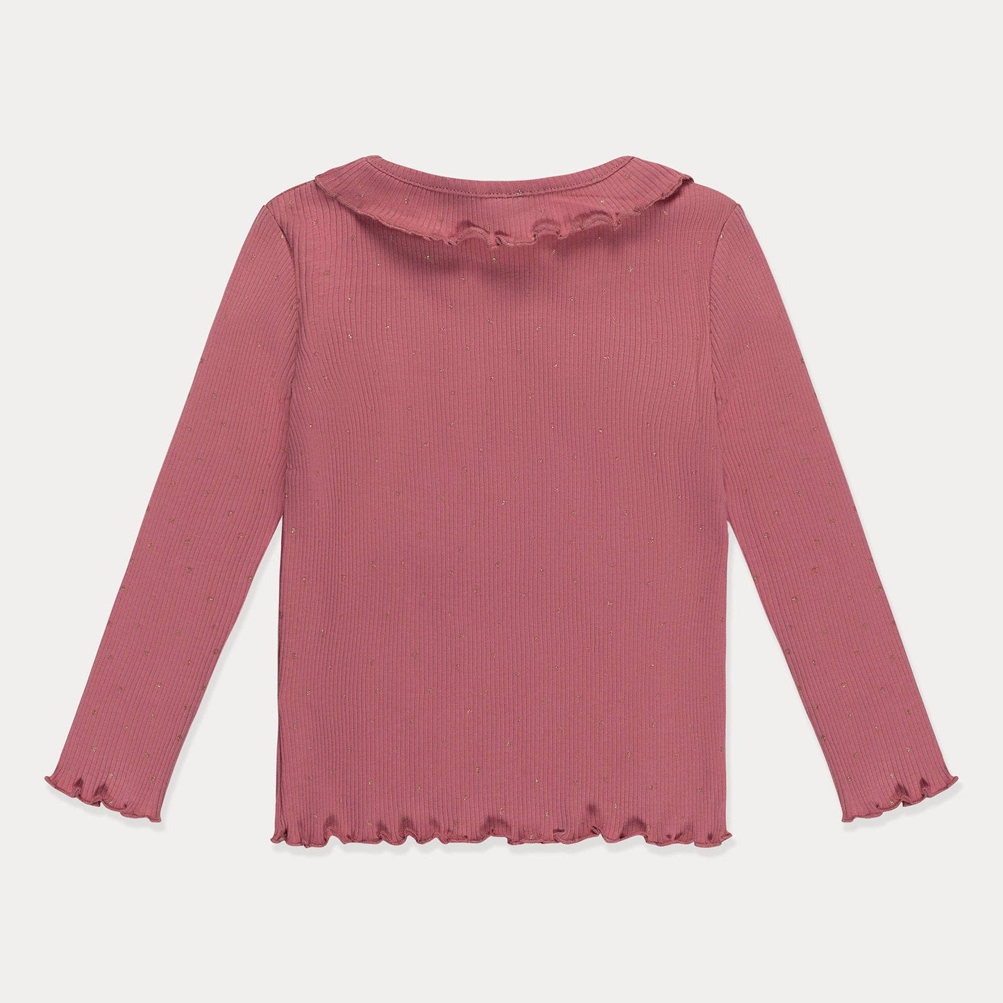 Girls' Long Sleeve Cotton Ribbed Top