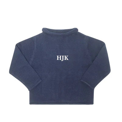 Rollneck Sweater- complimentary monogramming!