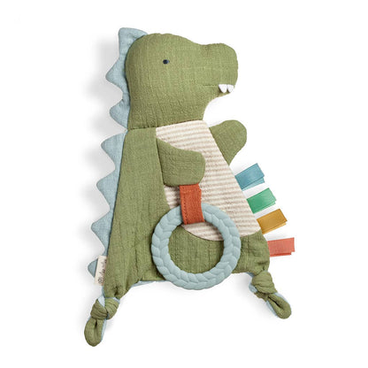 Bitzy Crinkle™ Dino Sensory Toy with Teether