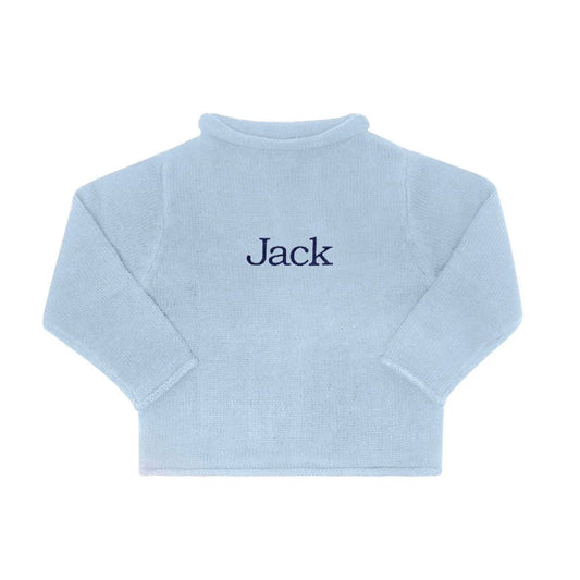 Rollneck Sweater- complimentary monogramming!