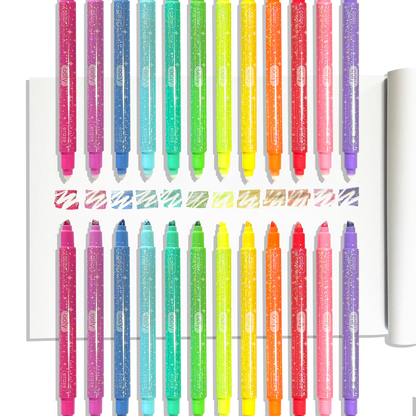 Make no Mistake! Glittery Erasable Markers (Set of 12)