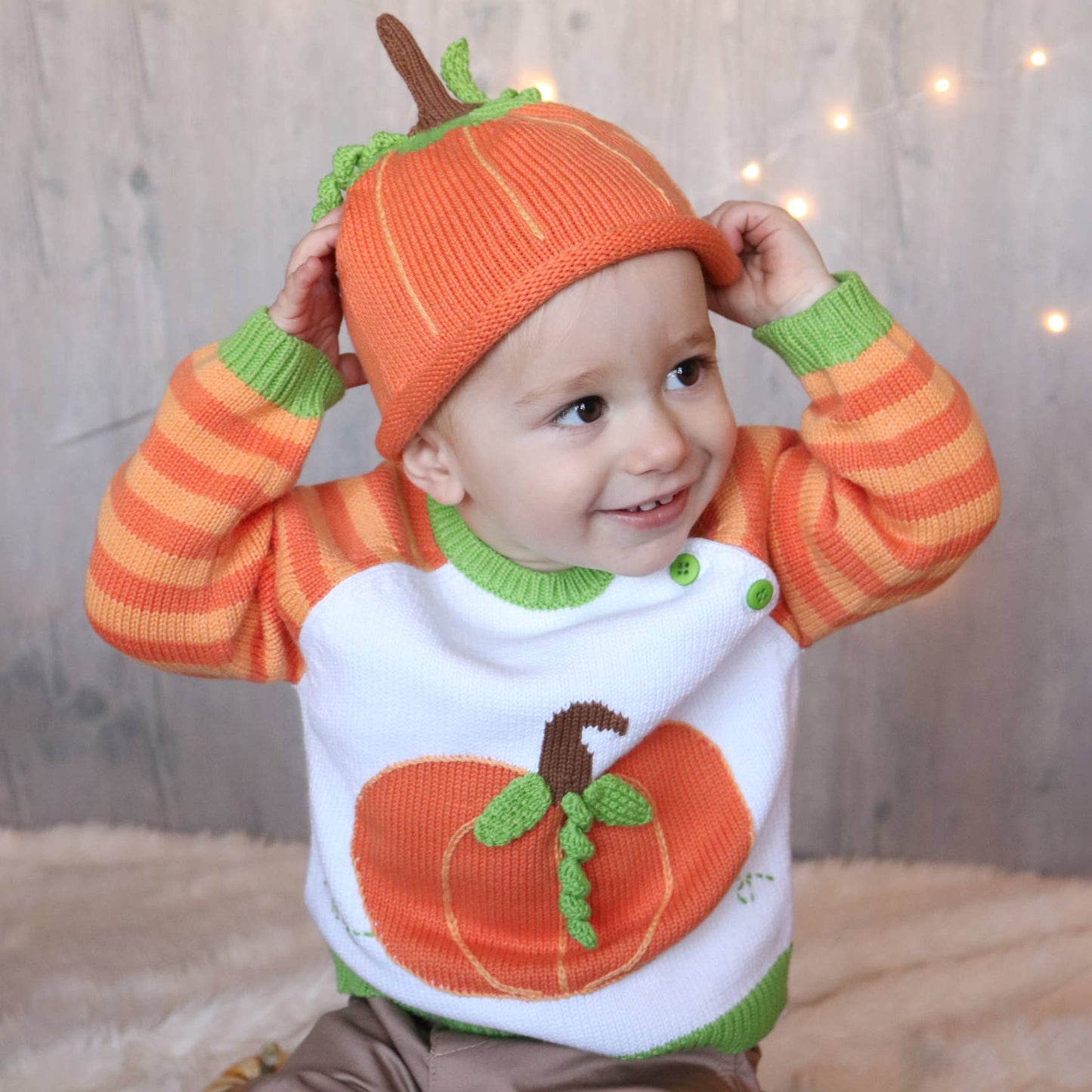 Pumpkin Knit Hat