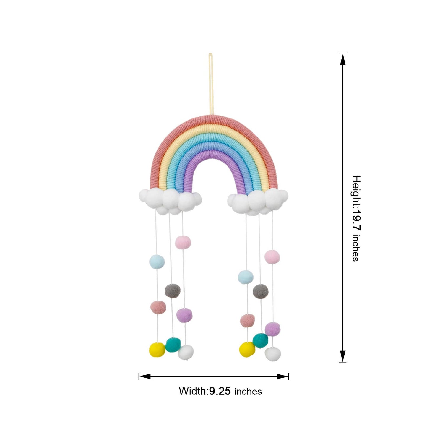 Cloud Rainbow Wall Hangings Decoration For Kids Room