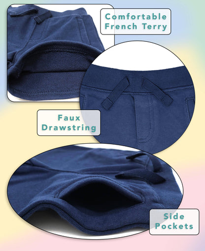 French Terry Cotton Shorts