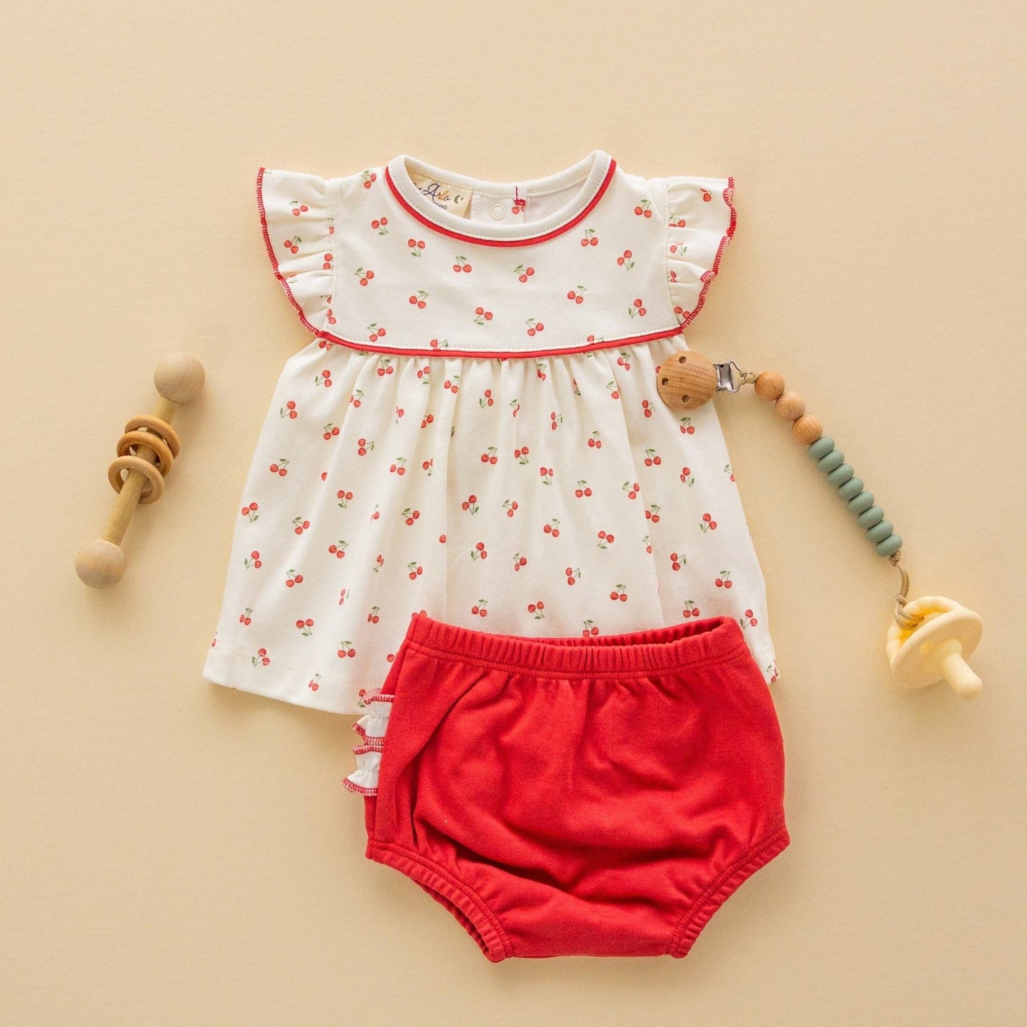Cherry Grove Ruffle Diaper Cover Set