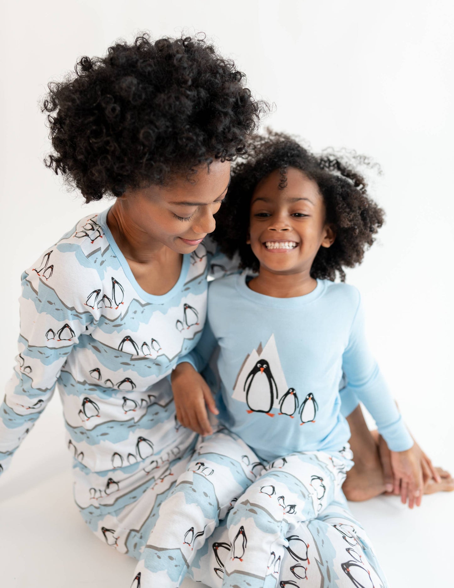 Kids Two Piece Cotton Pajamas Penguin