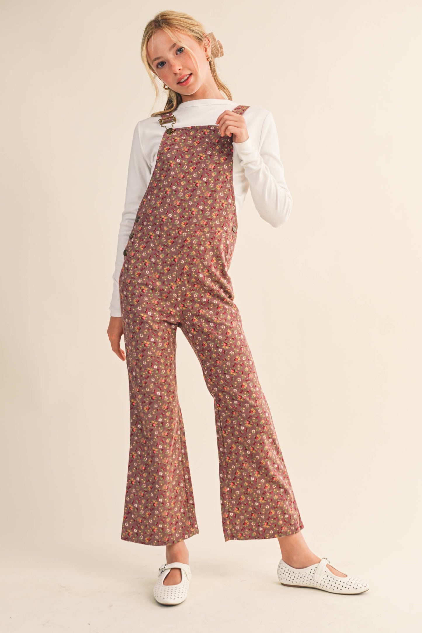 Autumn Floral Overalls