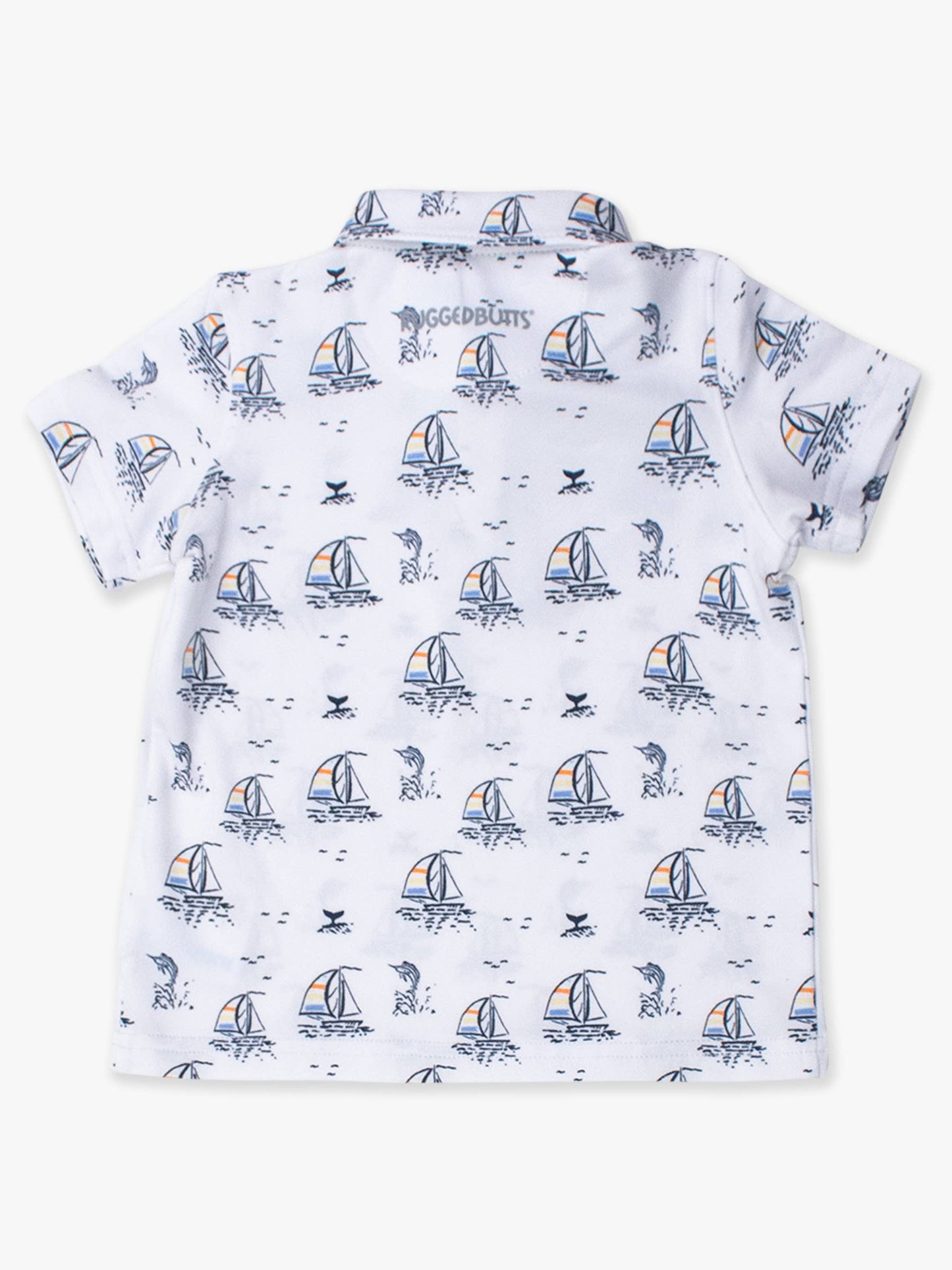 Sailing the Seas Knit Short Sleeve Performance Polo