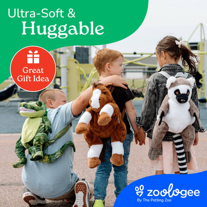 Plush Animal Backpack Alligator 20" (50cm)