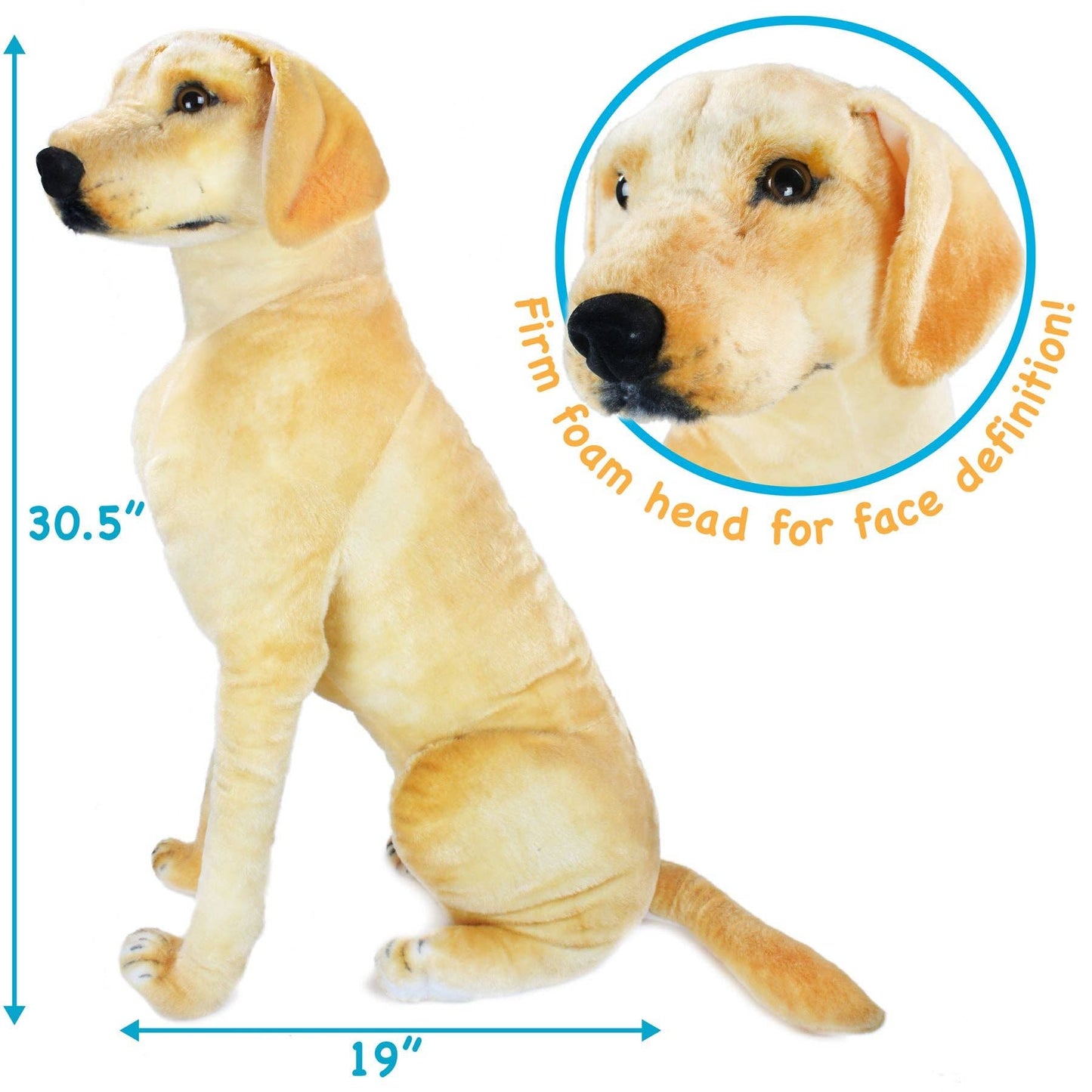 Leanna The Labrador | 31 Inch Stuffed Animal Plush