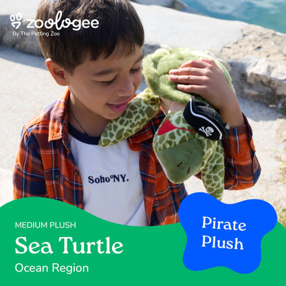 Pirate Sea Turtle Sea Life 14"