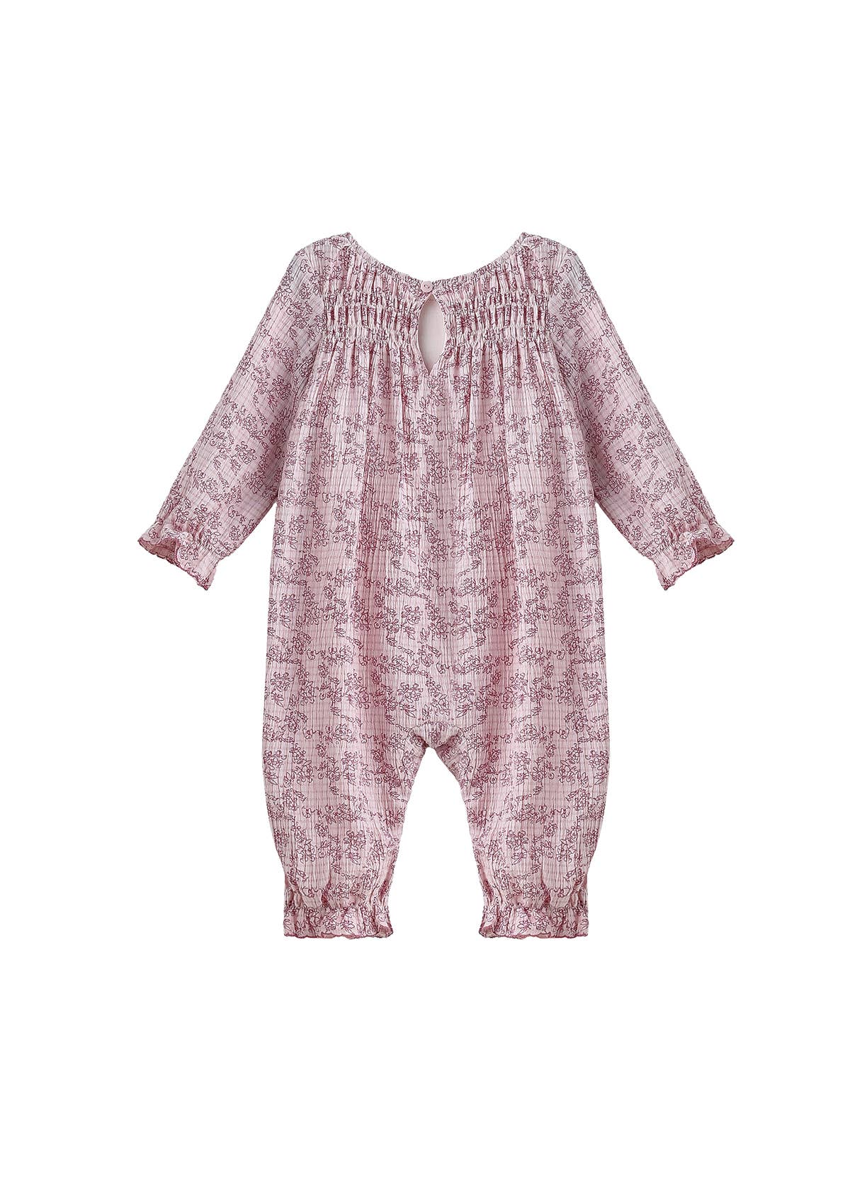 Loretta Long Sleeve Floral Romper