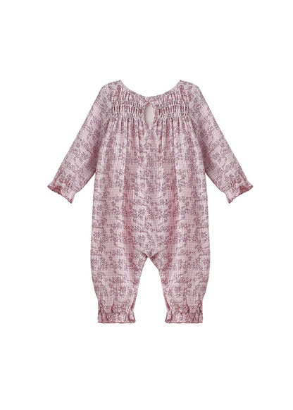 Loretta Long Sleeve Floral Romper