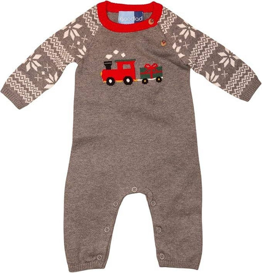 Holiday Train Sweater One-Piece