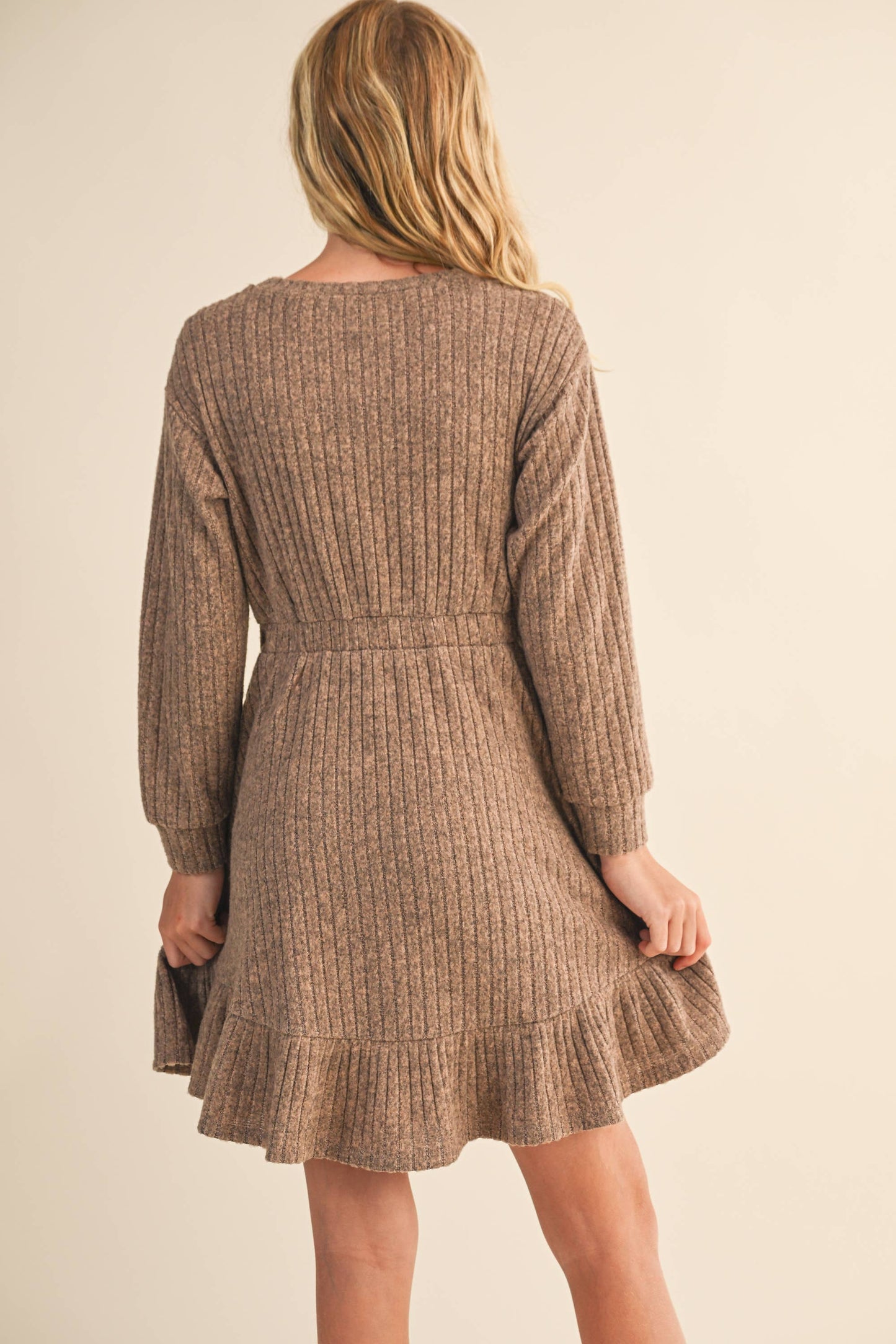 TWEEN KIDS GIRLS HACCI LONG SLEEVE DRESS