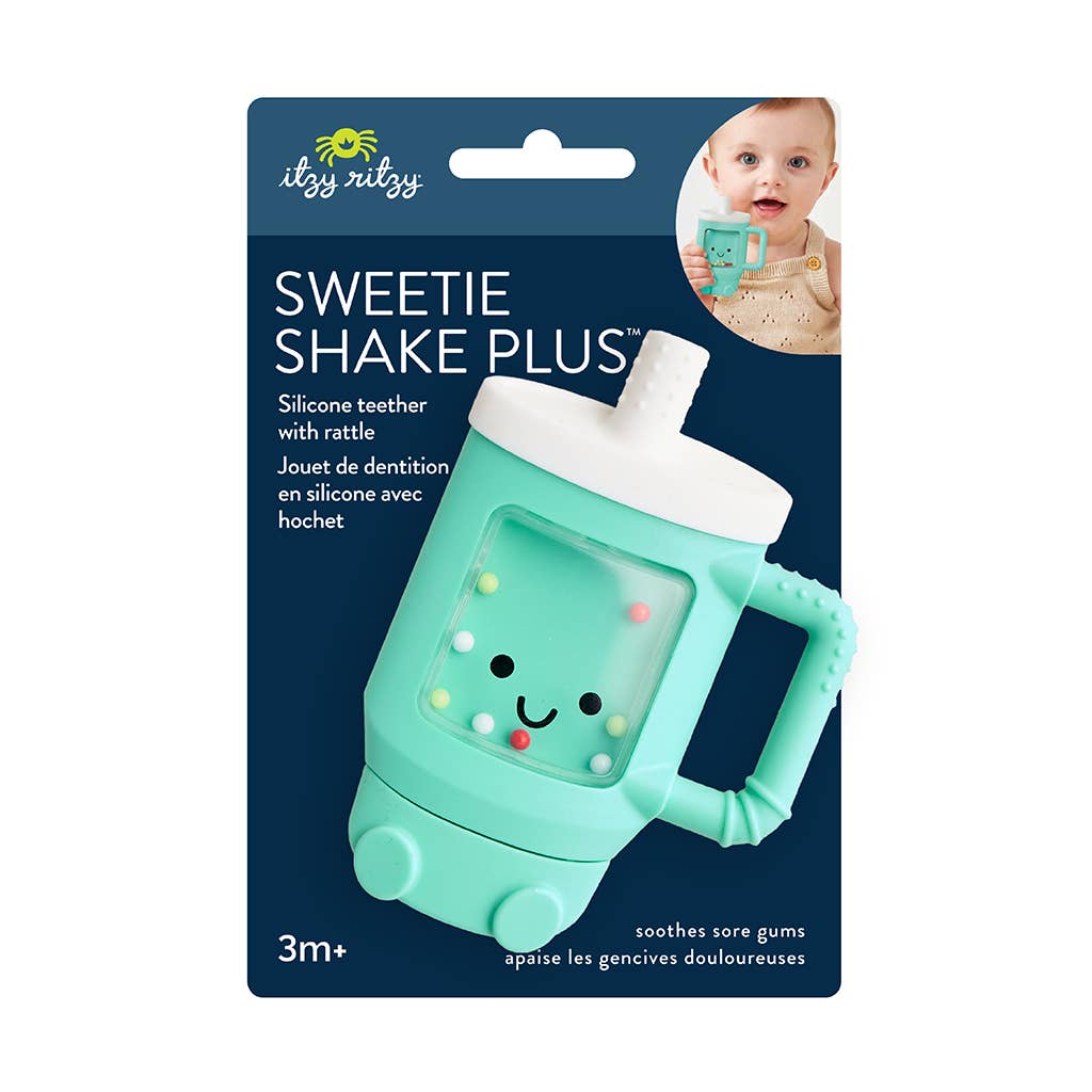 *NEW OPTION* Sweetie Shake Plus™ - Teething + Rattle Toy: Croissant