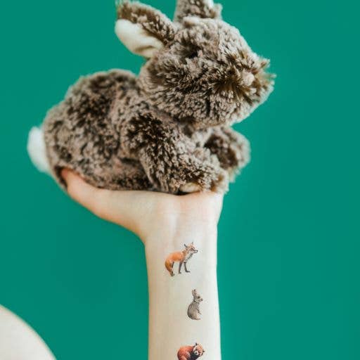 Mini Animal Kingdom Tattoo Pair