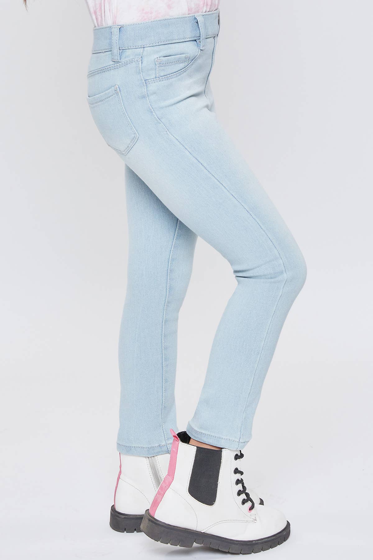 Faux Front Pull On Skinny Jean