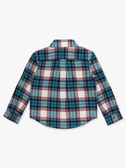 Boys Peyton Plaid Long Sleeve Button Down Shirt