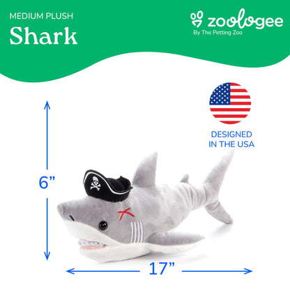 Pirate Shark Sea Life 17"