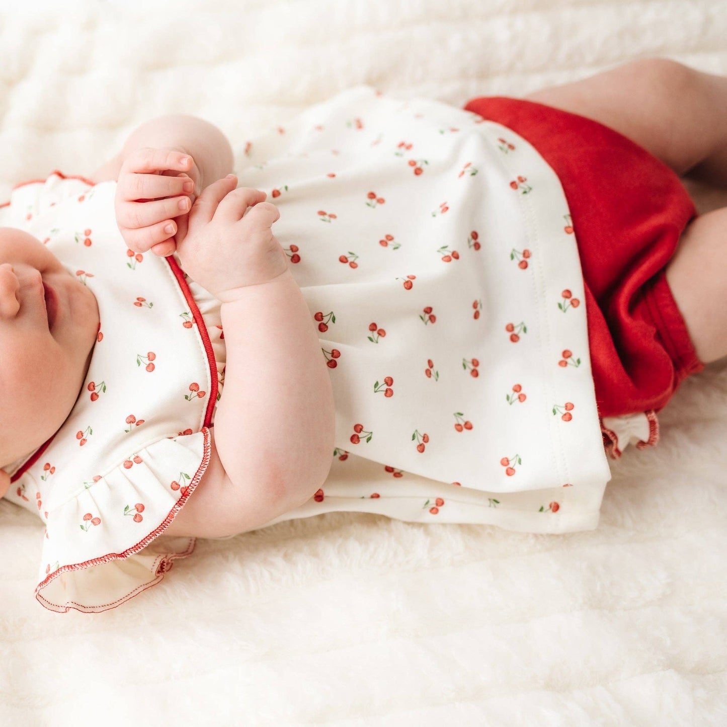 Cherry Grove Ruffle Diaper Cover Set