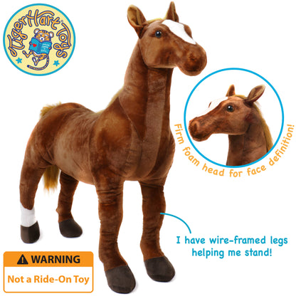 Thorsten The Thoroughbred Horse | 36 Inch Stuffed Animal Plush