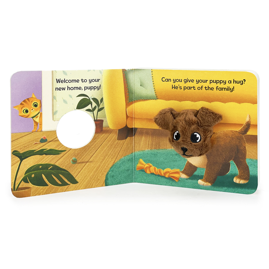 Puppy Love Interactive Finger Puppet Board Book