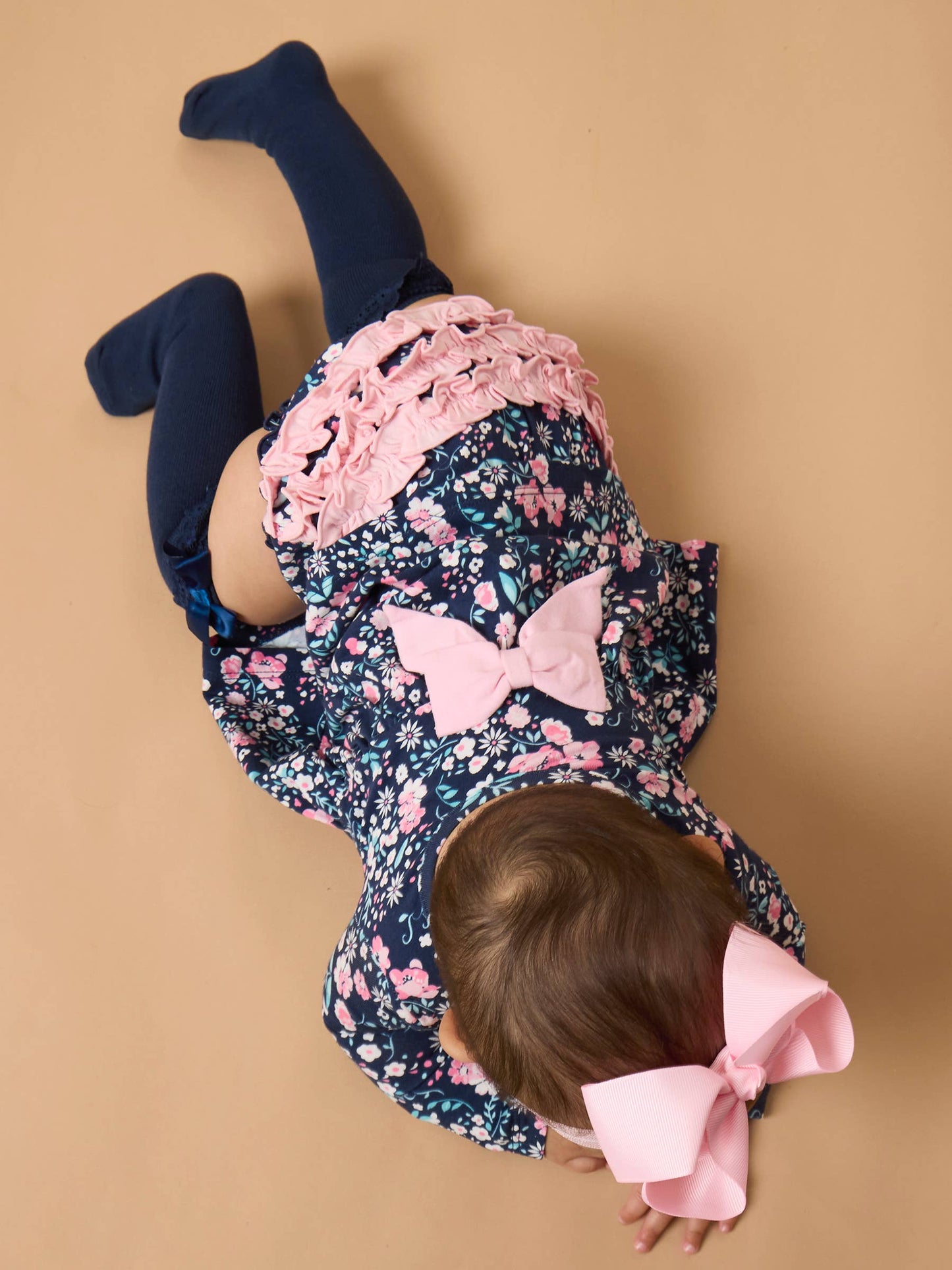 Baby Girls Moonlit Meadow Knit Long Sleeve Twirl Top & Ruffle Bloomer Set
