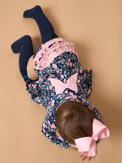 Baby Girls Moonlit Meadow Knit Long Sleeve Twirl Top & Ruffle Bloomer Set
