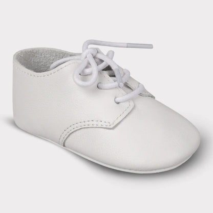 August Girls Crib Lace-Up Shoe