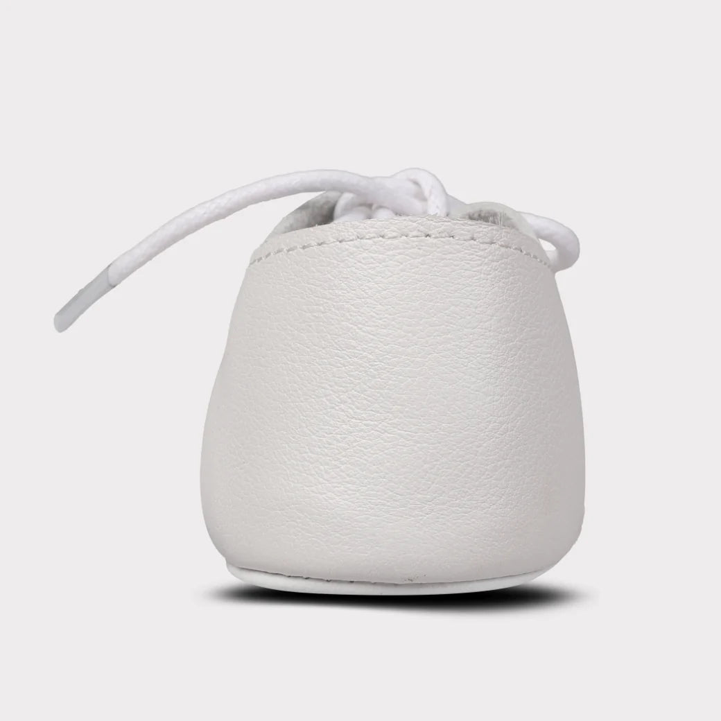 August Girls Crib Lace-Up Shoe