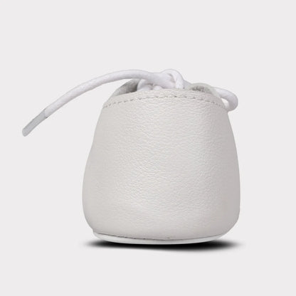 August Girls Crib Lace-Up Shoe