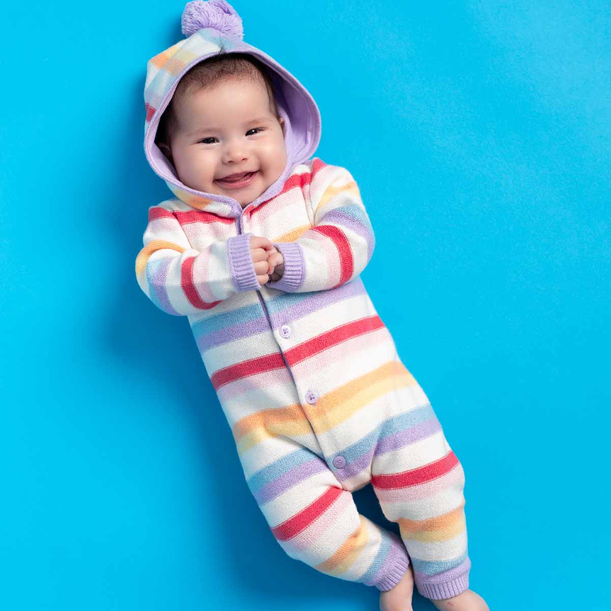 Apres Ski Romper - Pastel Stripes