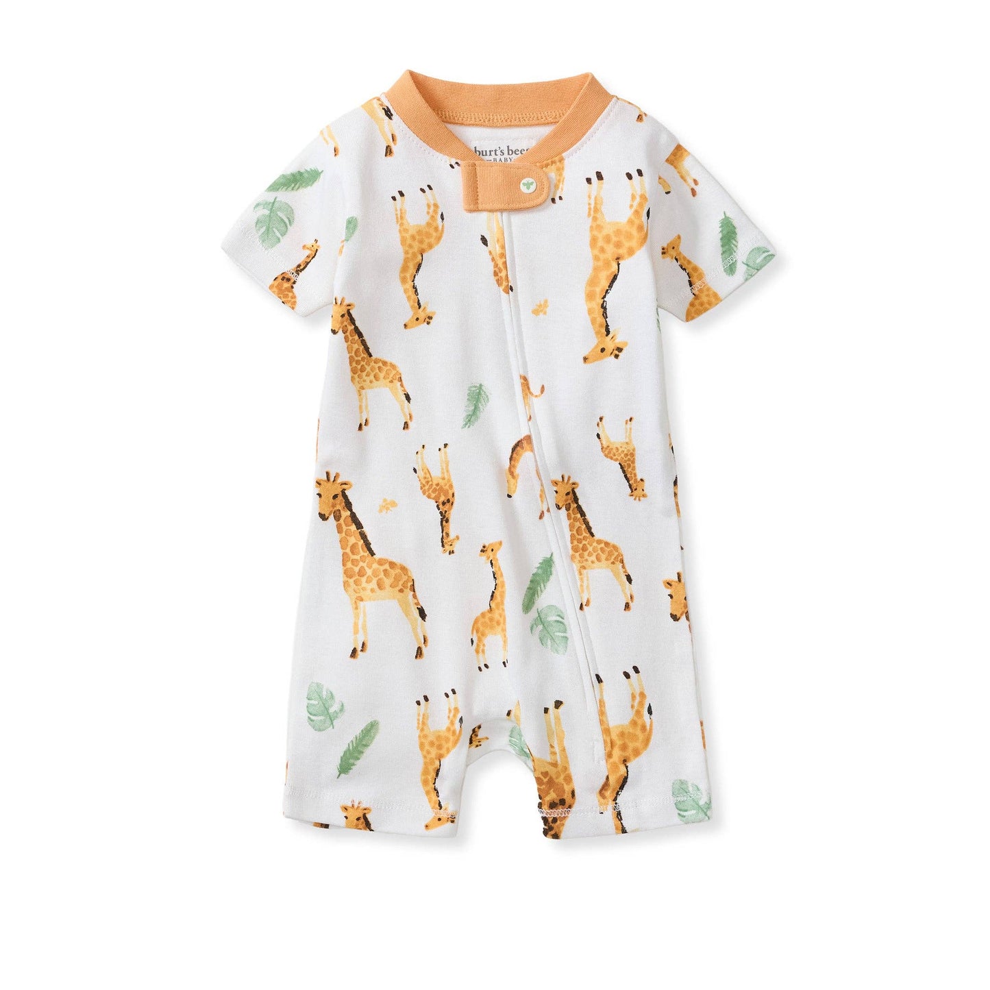 Giraffe Family Organic Baby Sleeper Romper