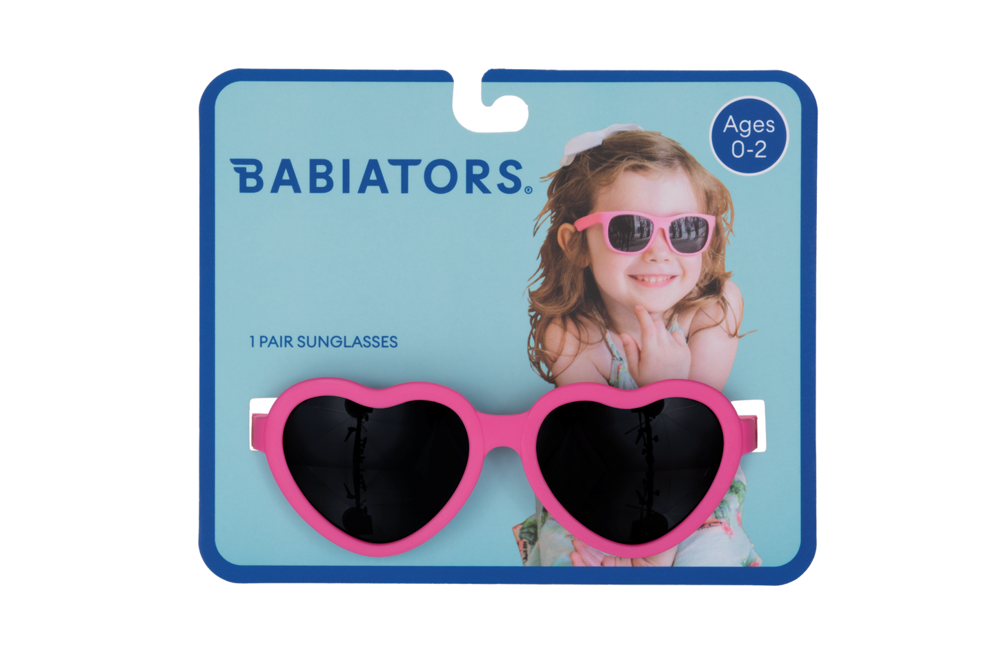 Hot Pink Heart  Kids Sunglasses