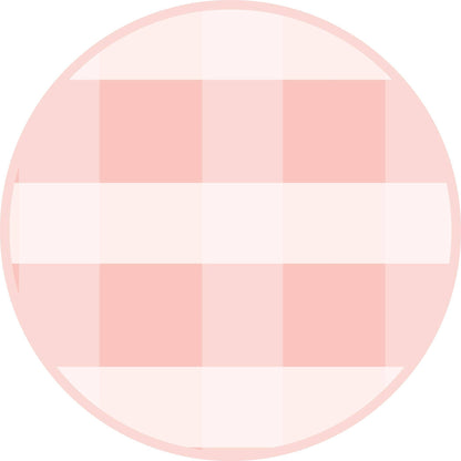 Pink Gingham Girls One Piece Rash guard Swimsuit