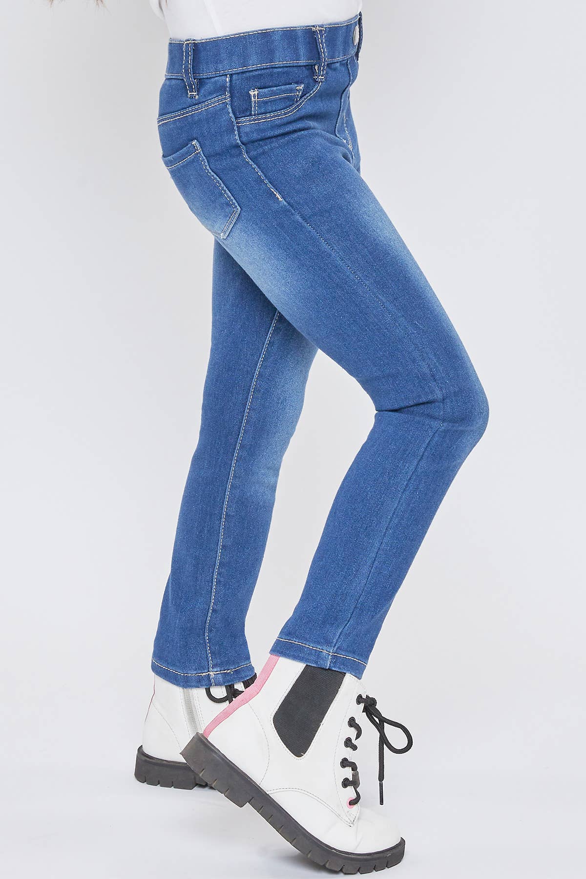 Faux Front Pull On Skinny Jean