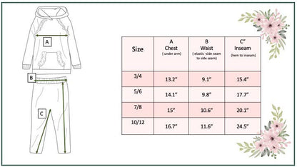 Rust Pocket Ruffle Hoodie Shirt & Leggings Fall Set