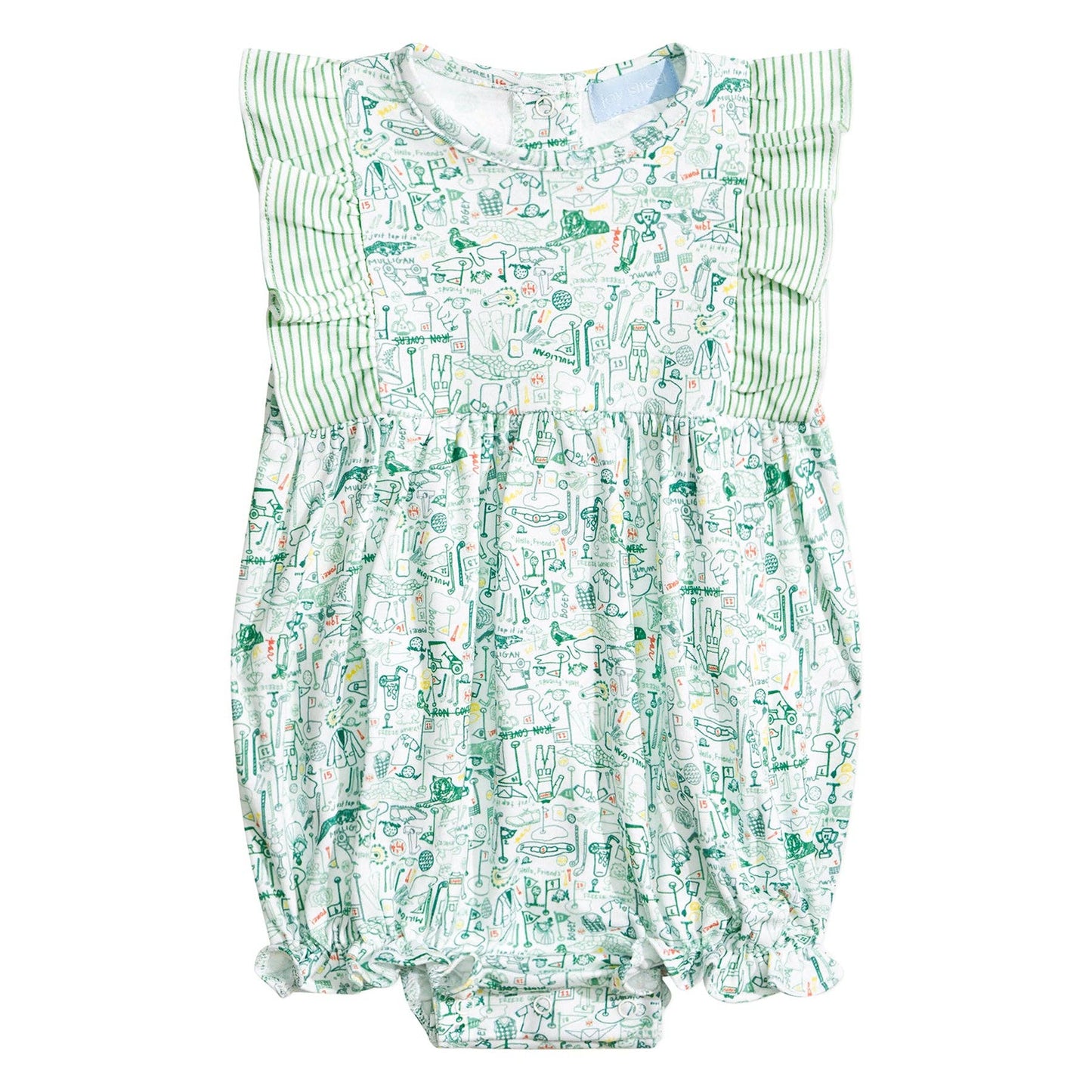 Golf Baby Girl Bubble